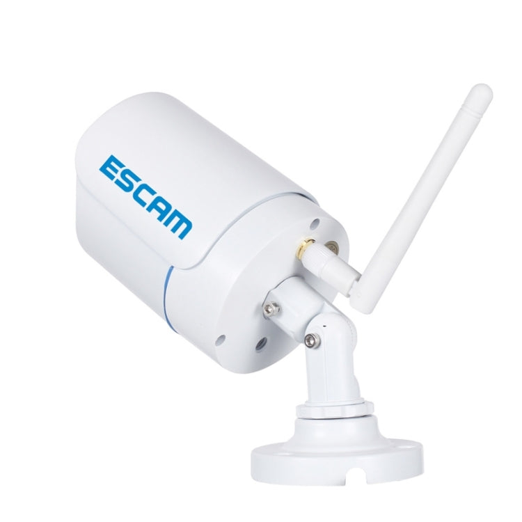ESCAM Q6320WIFI H.264 ONVIF 720P Wifi Mini IR-Bullet Camera, Support Mobile Detection(White)