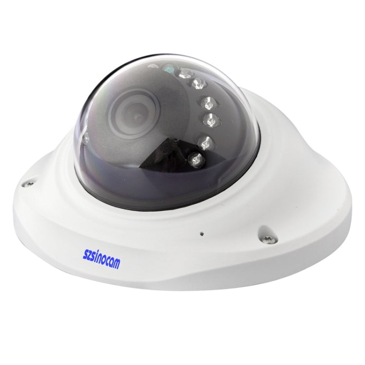 szsinocam SN-IPC-5018S H.264 HD 720P 1.0 Mega Pixel Infrared Night Vision Dome IP Camera, IR Distance: 15m