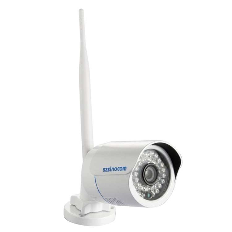 szsinocam SN-NVK-8004W10 4Ch HD 720P P2P 1.0 Mega Pixel Wireless Cloud IP Camera NVR Kit, Support Video Push Alarm & ONVIF, IR Distance: 30m