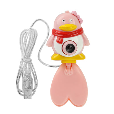 USB 2.0 Cartoon Penguins Style 0.48 Mega Pixels Driverless PC Camera / Webcam, Cable Length: 1.2m