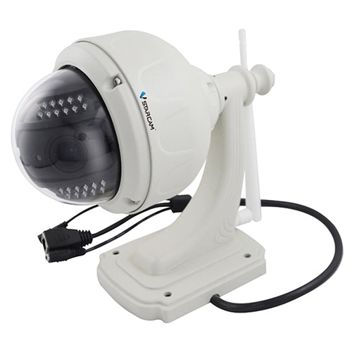 VSTARCAM T7833WIP-4X H.264 IR-Cut Pan-Tilt 720P 1.0MP CMOS Sensor 4X ZOOM Wireless Dome IP Camera, Support Night Vision / Motion Detection, IR Distance: 10m