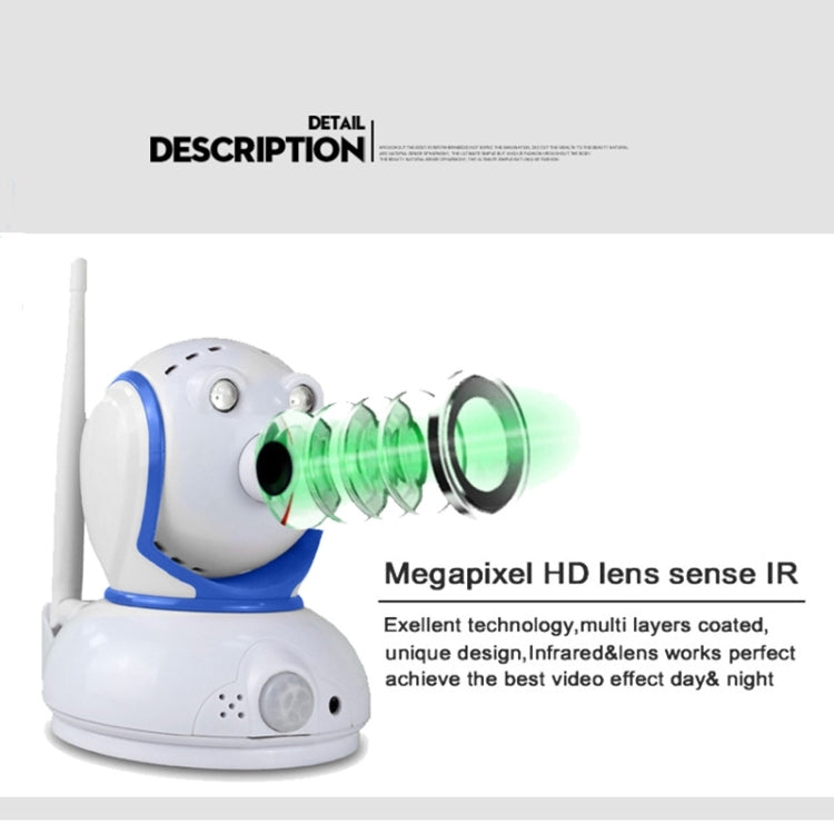 SunEyes P705WR 720P ONVIF Super Mini Wireless WiFi Pan/Tilt IP Camera, 1.0 Mega Pixels Lens, Support Night Vision & Passive Infrared Sensor
