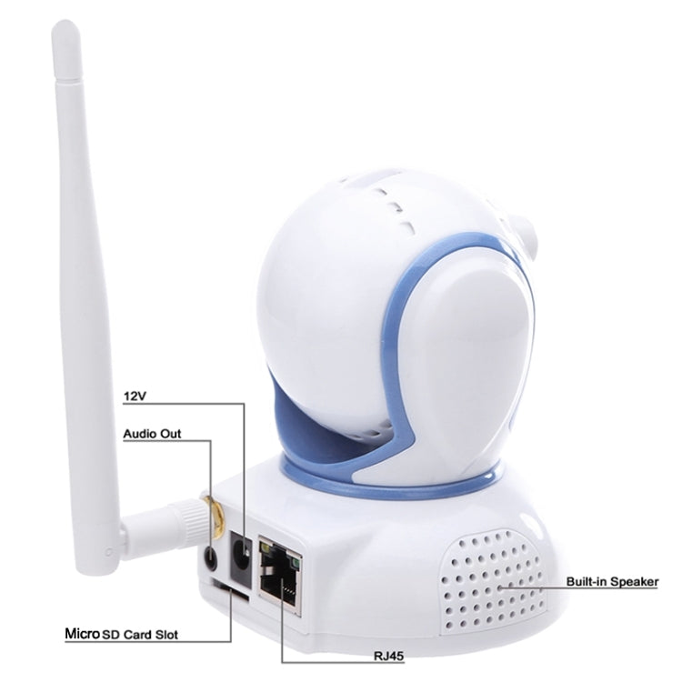 SunEyes P705WR 720P ONVIF Super Mini Wireless WiFi Pan/Tilt IP Camera, 1.0 Mega Pixels Lens, Support Night Vision & Passive Infrared Sensor