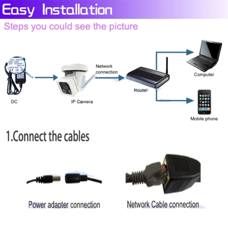 MY309 HD 1080P P2P ONVIF Wifi Waterproof IP Camera, 1 / 2.5 inch CMOS 2.0 Mega Pixels 3.6mm Lens, Motion Detection / IR-CUT