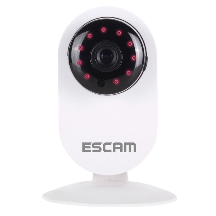 ESCAM Ant QF605 HD 720P ONVIF H.264 Dual-stream P2P 1.0MP 3.6mm Lens WiFi PIR Alarm Camera, Support Motion Detection / Dual IR-CUT Filter, IR Distance: 10m(White)