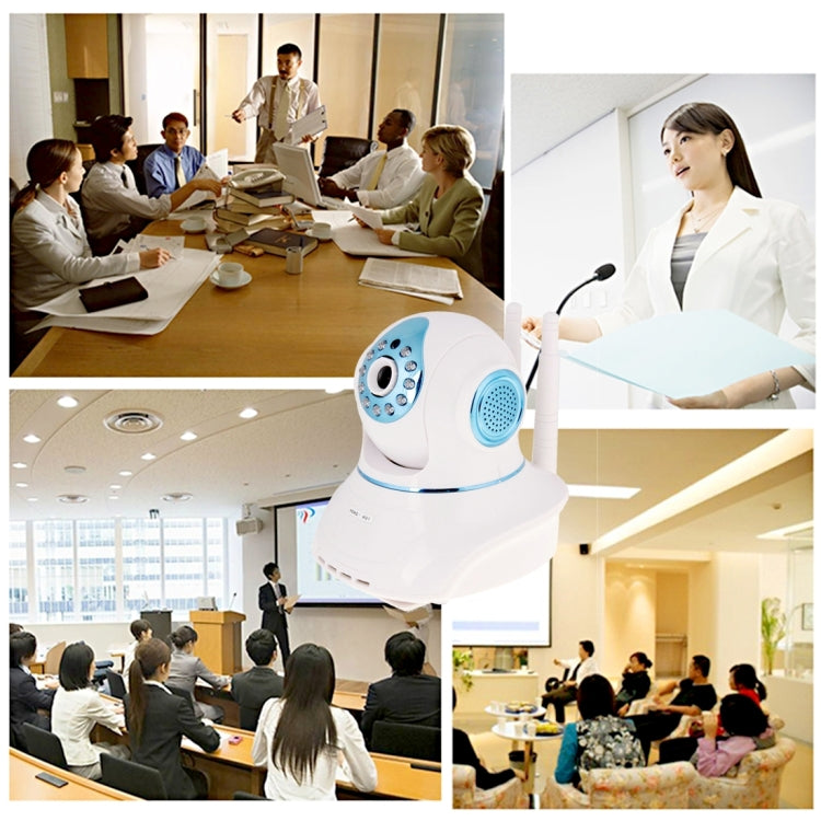 HD 720P Wireless WiFi Night Vision IP Camera with Alarm System, Support iPhone & Android APP
