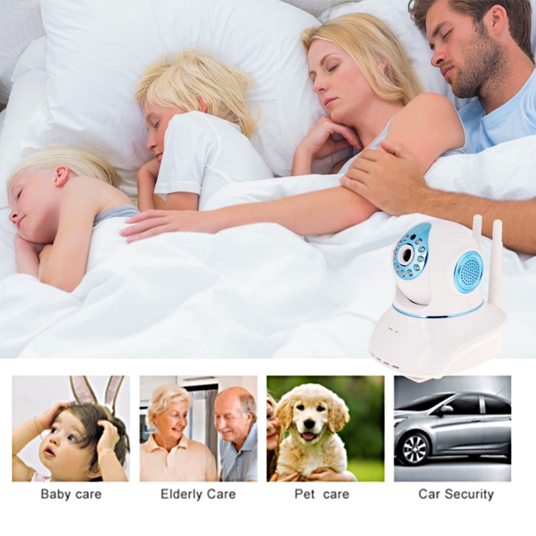 HD 720P Wireless WiFi Night Vision IP Camera with Alarm System, Support iPhone & Android APP