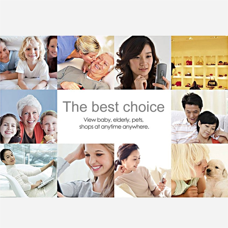 HD 720P Wireless WiFi Night Vision IP Camera with Alarm System, Support iPhone & Android APP
