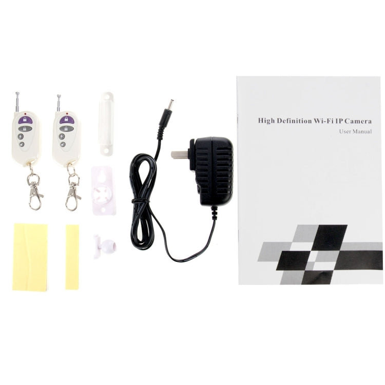 HD 720P Wireless WiFi Night Vision IP Camera with Alarm System, Support iPhone & Android APP