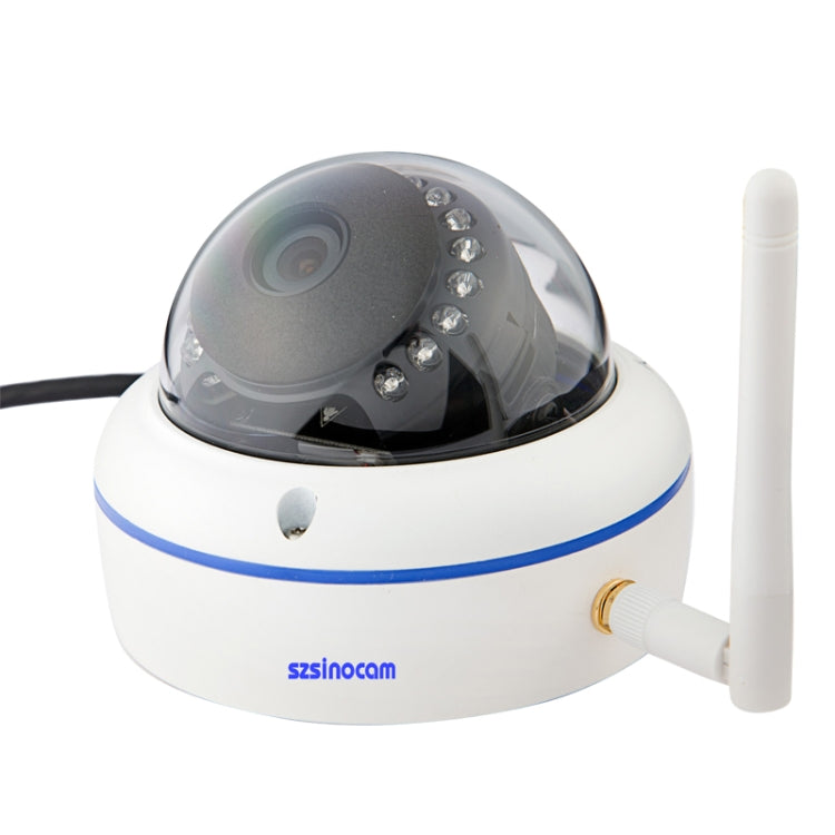 szsinocam SN-IPC-8002C H.264 HD 1080P 2.0 Mega Pixel Infrared Night Vision Dome IP Camera, IR Distance: 20m