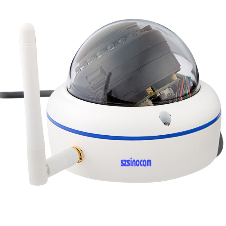 szsinocam SN-IPC-8002C H.264 HD 1080P 2.0 Mega Pixel Infrared Night Vision Dome IP Camera, IR Distance: 20m