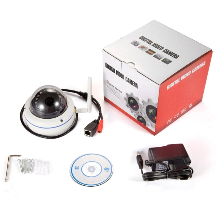 szsinocam SN-IPC-8002A H.264 HD 720P 1.0 Mega Pixel Infrared Night Vision Dome IP Camera, IR Distance: 20m
