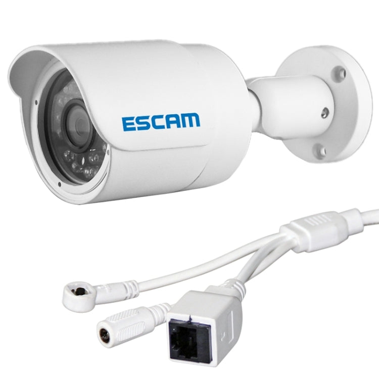 ESCAM HD2100 H.264 HD 960P ONVIF Day / Night IP66 Waterproof Outdoor Mini Bullet IP Camera, 1.3 Mega Pixels 3.6mm Fixed Focal Lens