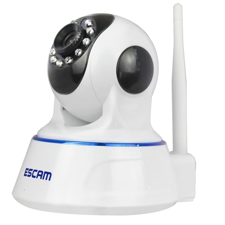 ESCAM QF002 720P 1/4 inch Dual IR-CUT 1.0MP PTZ WiFi IP Camera, Support Night Vision / Motion Detection, IR Distance: 10m