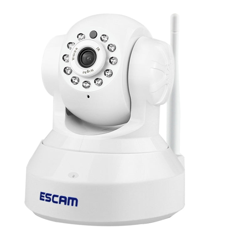 ESCAM QF001 720P 1/4 inch Dual IR-CUT 1.0MP PTZ WiFi IP Camera, Support Night Vision / Motion Detection, IR Distance: 10m