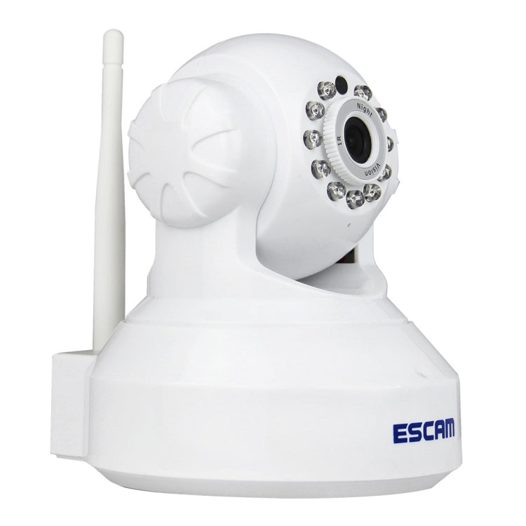 ESCAM QF001 720P 1/4 inch Dual IR-CUT 1.0MP PTZ WiFi IP Camera, Support Night Vision / Motion Detection, IR Distance: 10m