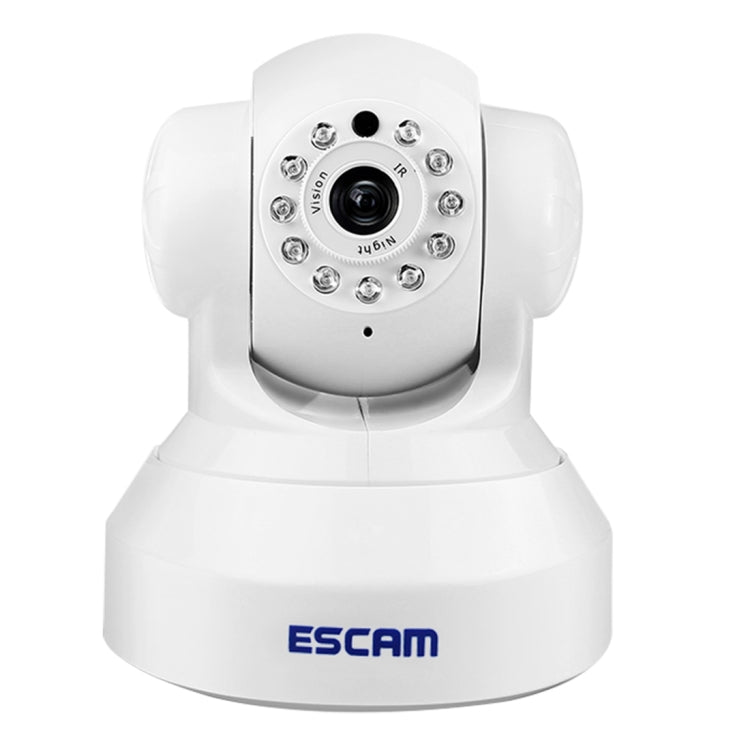 ESCAM QF001 720P 1/4 inch Dual IR-CUT 1.0MP PTZ WiFi IP Camera, Support Night Vision / Motion Detection, IR Distance: 10m