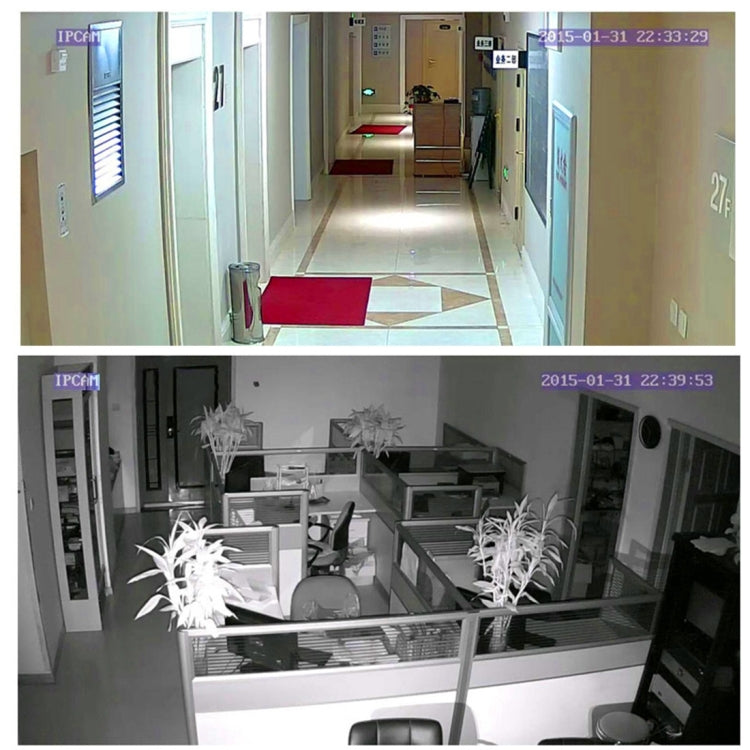 MY313 HD 1080P P2P 2.0 Mega Pixels 3.6mm Lens Bullet IP Camera, Support Night Vision / Motion Detection, IR Distance: 25m