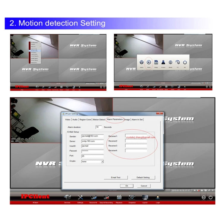 MY314 HD 1080P P2P 2.0 Mega Pixels 3.6mm Lens Bullet IP Camera, Support Night Vision / Motion Detection, IR Distance: 25m