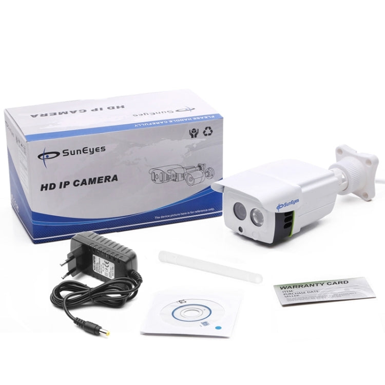 SP-P701E SunEyes Series 720P Waterproof IP66 Wired Outdoor IR Bullet Camera, 1.0 Mega Pixels Lens, Support ONVIF & RTSP P2P Plug Play