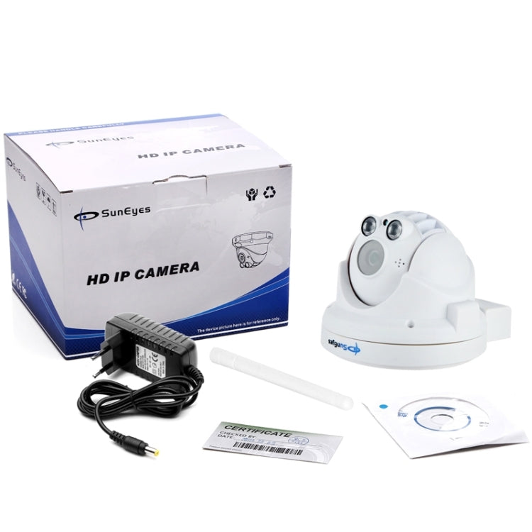 SP-P1802SWPTZ SunEyes Series 1080P ONVIF Pan/Tilt/Zoom Wifi Wireless Dome IP Camera, 2.0 Mega Pixels Lens, Support Night Vision & Two Way Audio Port Array IR