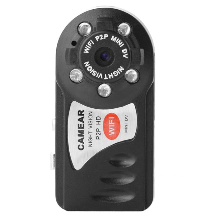 Q7 Full HD 1080P WiFi P2P Mini DV DVR 2.0 MP Camera Digital Video Recorder(Black)