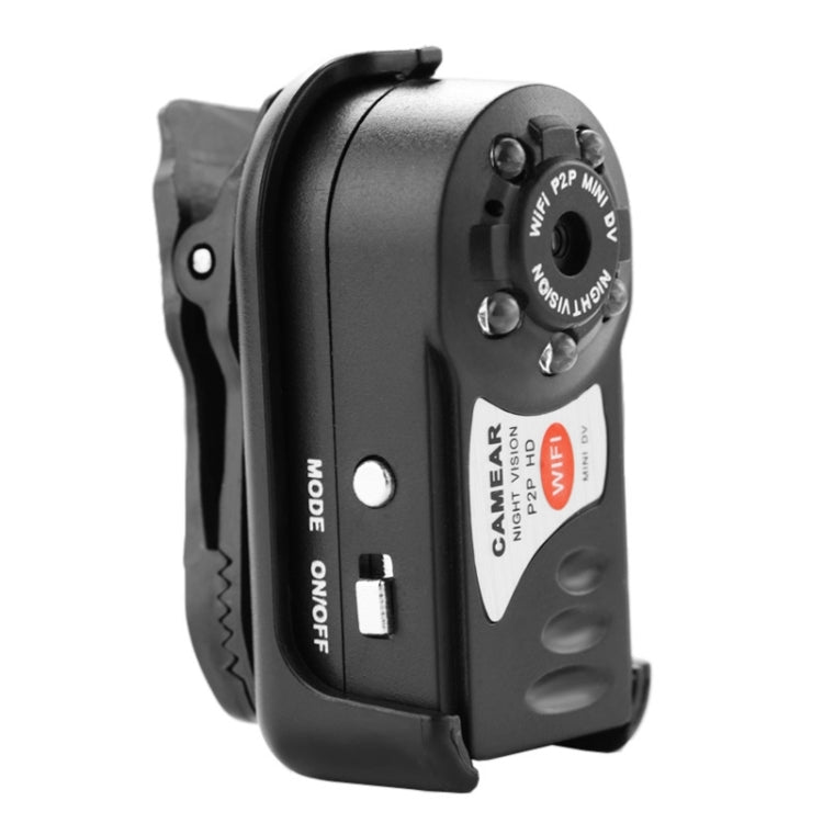 Q7 Full HD 1080P WiFi P2P Mini DV DVR 2.0 MP Camera Digital Video Recorder(Black)