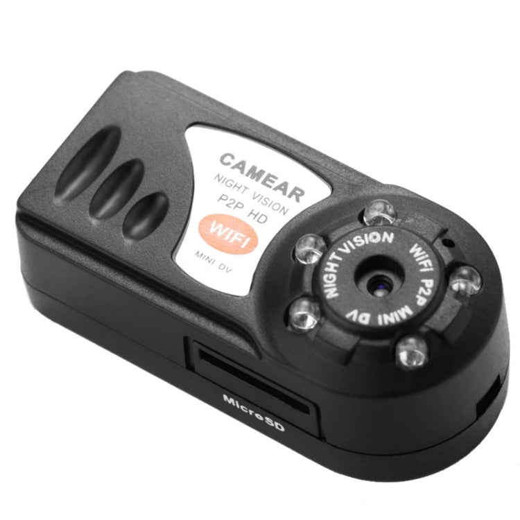 Q7 Full HD 1080P WiFi P2P Mini DV DVR 2.0 MP Camera Digital Video Recorder(Black)