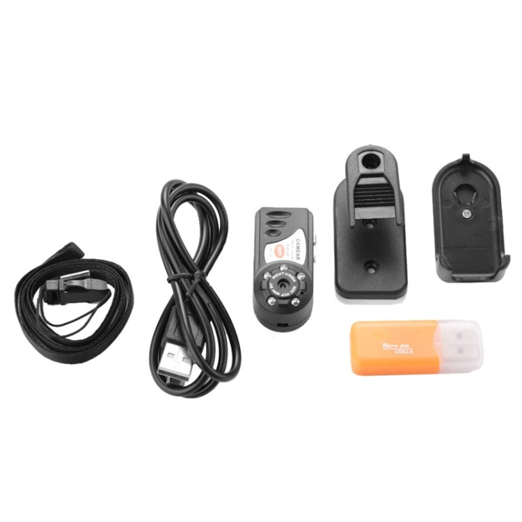 Q7 Full HD 1080P WiFi P2P Mini DV DVR 2.0 MP Camera Digital Video Recorder(Black)