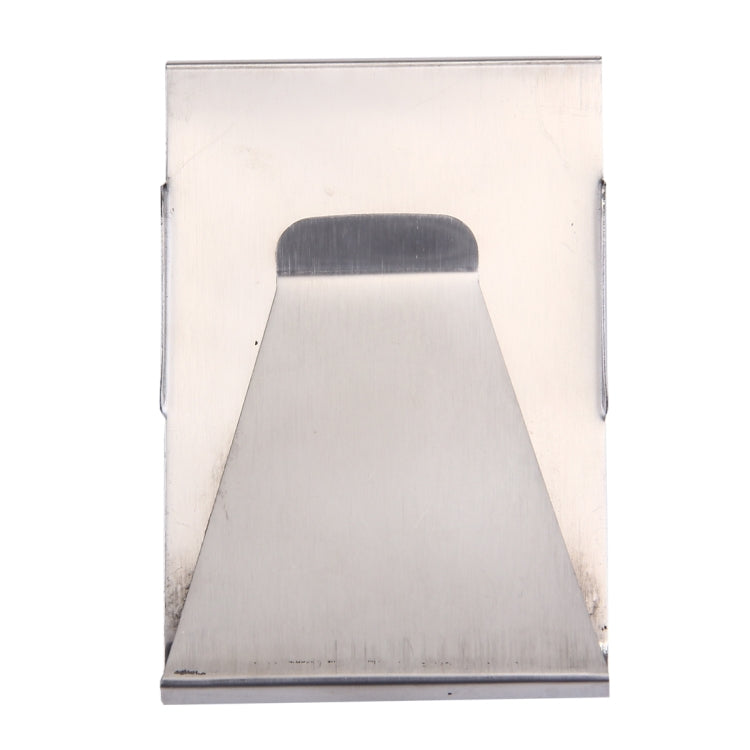 Metal Slim Sleek Money Cash Clip Clamp Double Sided Credit Card Holder