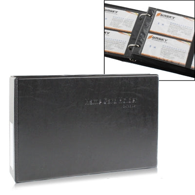 High Quality Leather Business Name Credit ID Card Holder with 240 Holder (No. 5795)