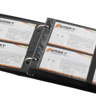 High Quality Leather Business Name Credit ID Card Holder with 240 Holder (No. 5795)