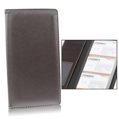 High Quality Leather Business Chick Clip Holder with 5 x Clip + 3 x Holder (No. 5799)