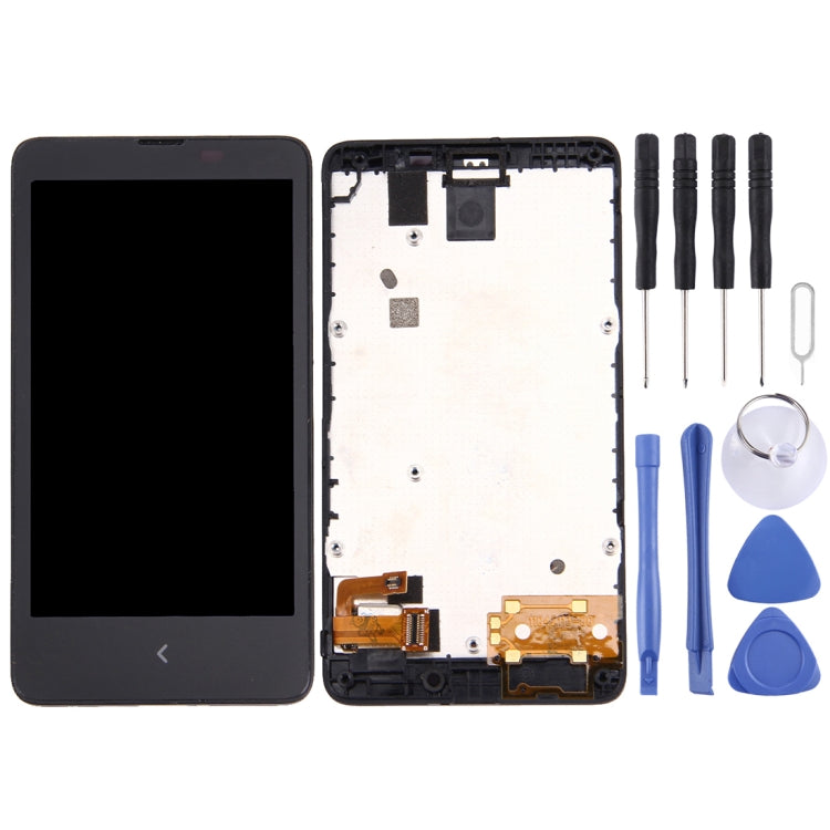 LCD Display + Touch Panel  for Nokia X(Black)