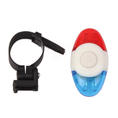 New 4LED Red and Blue Warning Lights High Brightness & Bike Taillight