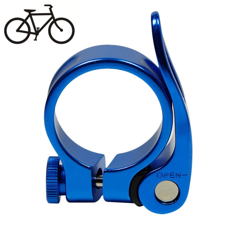 Gineyea Road Bike MTB Seatpost Clamp Seat Post Clamp Quick Release, Size: 31.8mm