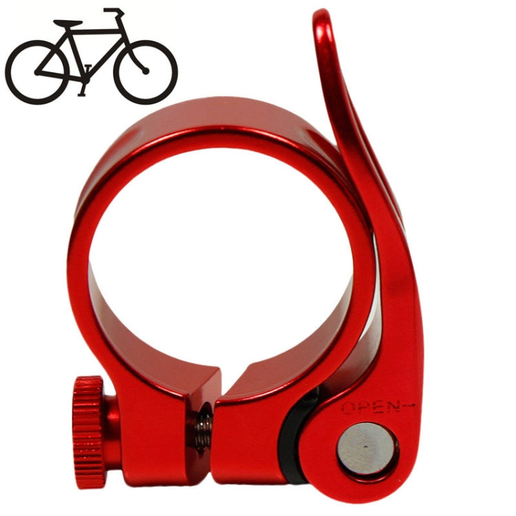 Gineyea Road Bike MTB Seatpost Clamp Seat Post Clamp Quick Release, Size: 31.8mm