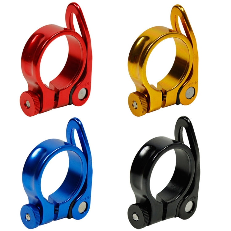 Gineyea Road Bike MTB Seatpost Clamp Seat Post Clamp Quick Release, Size: 31.8mm