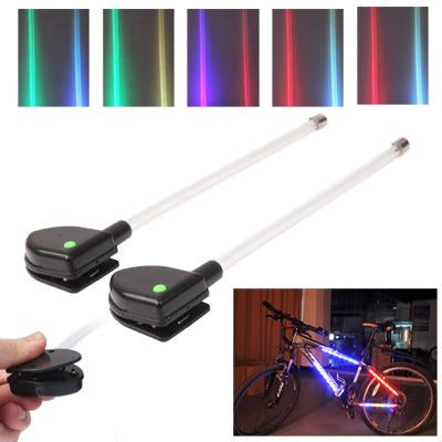 2-Mode Super Great Hot Wheels Colorful Led Safety Light(Black)