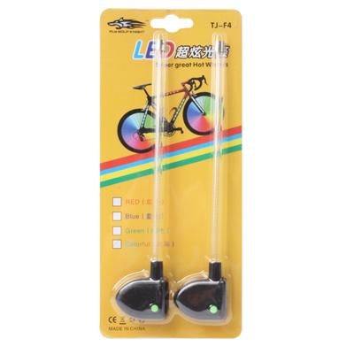 2-Mode Super Great Hot Wheels Colorful Led Safety Light(Black)