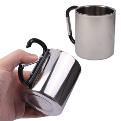 Outdoor Stainless Steel Cups / Carabiners Cup