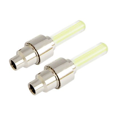2 PCS Motion Activated LED Wheel Lights for Bikes and Cars, Yellow(Yellow)
