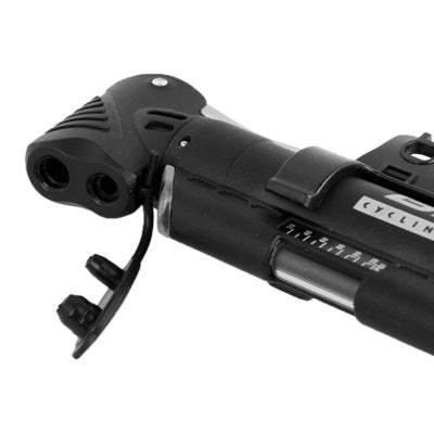BETO Portable Mini Plastic Bike Bicycle Pump Schrader(Black)