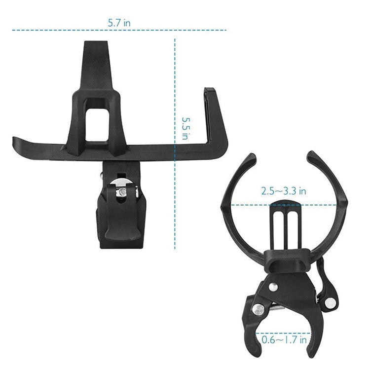 Rotatable Universal Plastic Portable Drinking Cup Water Bottle Cage Holder Bottle Carrier Bracket Stand for Bike, Random Color Delivery
