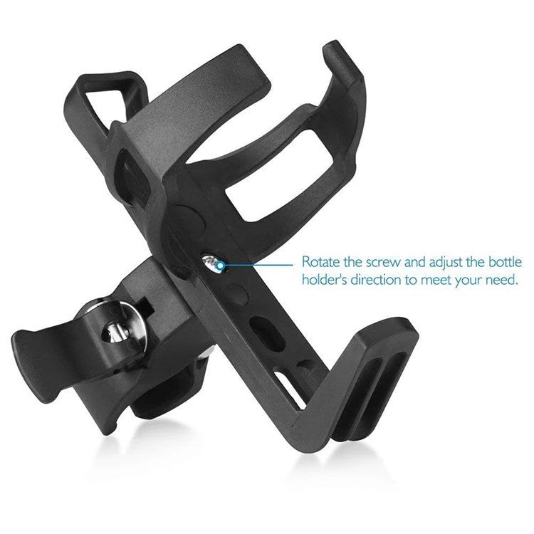 Rotatable Universal Plastic Portable Drinking Cup Water Bottle Cage Holder Bottle Carrier Bracket Stand for Bike, Random Color Delivery