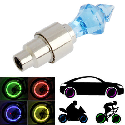 Motion Activated LED Tire Colorful Lights for Bikes and Cars Valve Cap