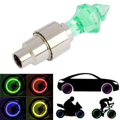 Motion Activated LED Tire Colorful Lights for Bikes and Cars Valve Cap