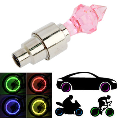 Motion Activated LED Tire Colorful Lights for Bikes and Cars Valve Cap