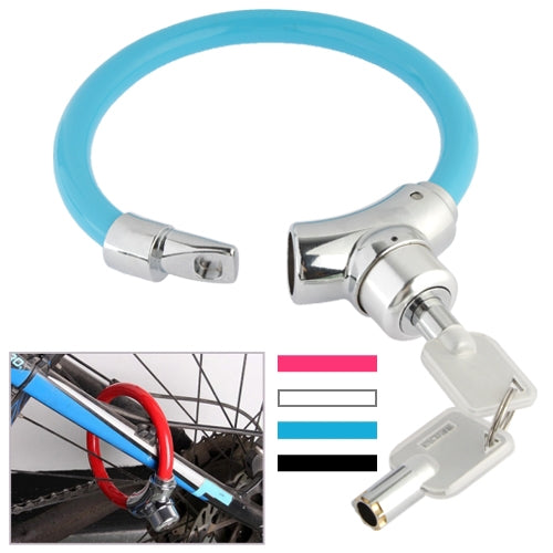 Bicycle Steel Cable Anti-theft Ring Lock (Random Color Delivery)