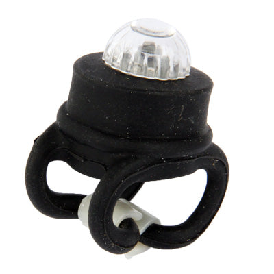 2 pcs 2-Mode Colorful Light Tie-On Bike Light Keychains,
